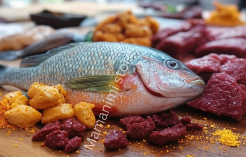 Fish meat and poultry